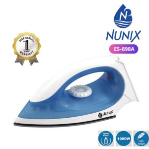 Nunix Dry Iron Box With Nonstick Soleplate