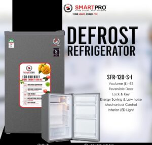 Smart Pro Single Door Refrigerator – 90L (SFR-120S-I)