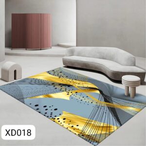3D Carpet Golden motif (5x8 ft)