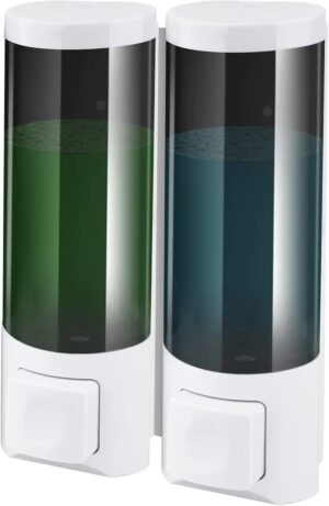 Double Wall-Mounted Soap Dispenser