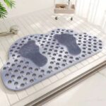Cloud Shape Rubber Bathroom Anti-Slip Mat