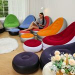 Inflatable Lazy Sofa with Footrest