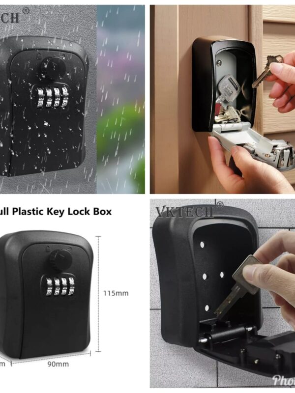 Weatherproof Wall-Mounted Key Safe