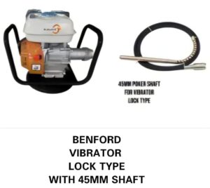 Benford UK Petrol Vibrator Lock Type with 45mm Shaft