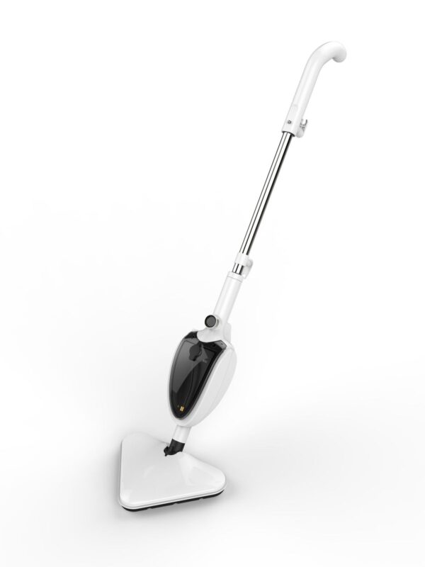 1300W high-power steam mop Heats to 110°C for deep sanitization 10-in-1 multi-surface cleaning Durable build: aluminum rod & ABS+PP body 360° swivel head for corner cleaning 120 cm ergonomic handle Steam Cleaner