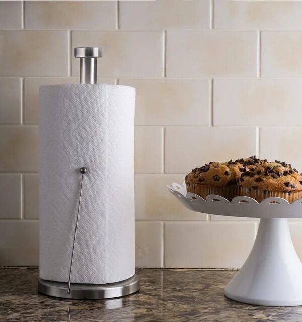 stainless steel paper towel holder