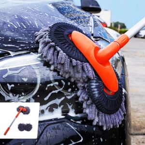 Double-headed car cleaning mop