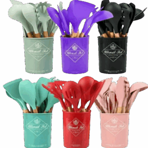 12pc Silicone Spoon Set