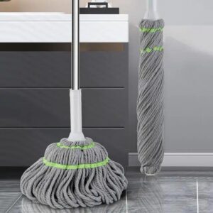 Self-wringing twist mop