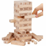 Wooden Jenga game