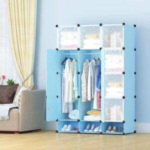 Plastic Wardrobe 3 Column