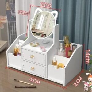 Jewelry Organizer with Dressing Mirror 