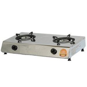 Ramtons RG/544 2-Burner Gas Cooker – Stainless Steel